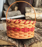 Round Red Basket